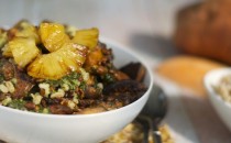 Brazilian Farro with Roasted Pineapple Recipe